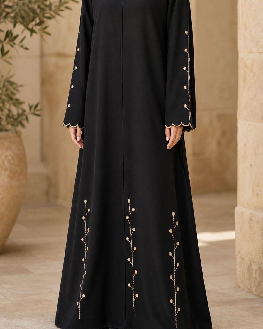 Haya Everyday Black Abaya - Default